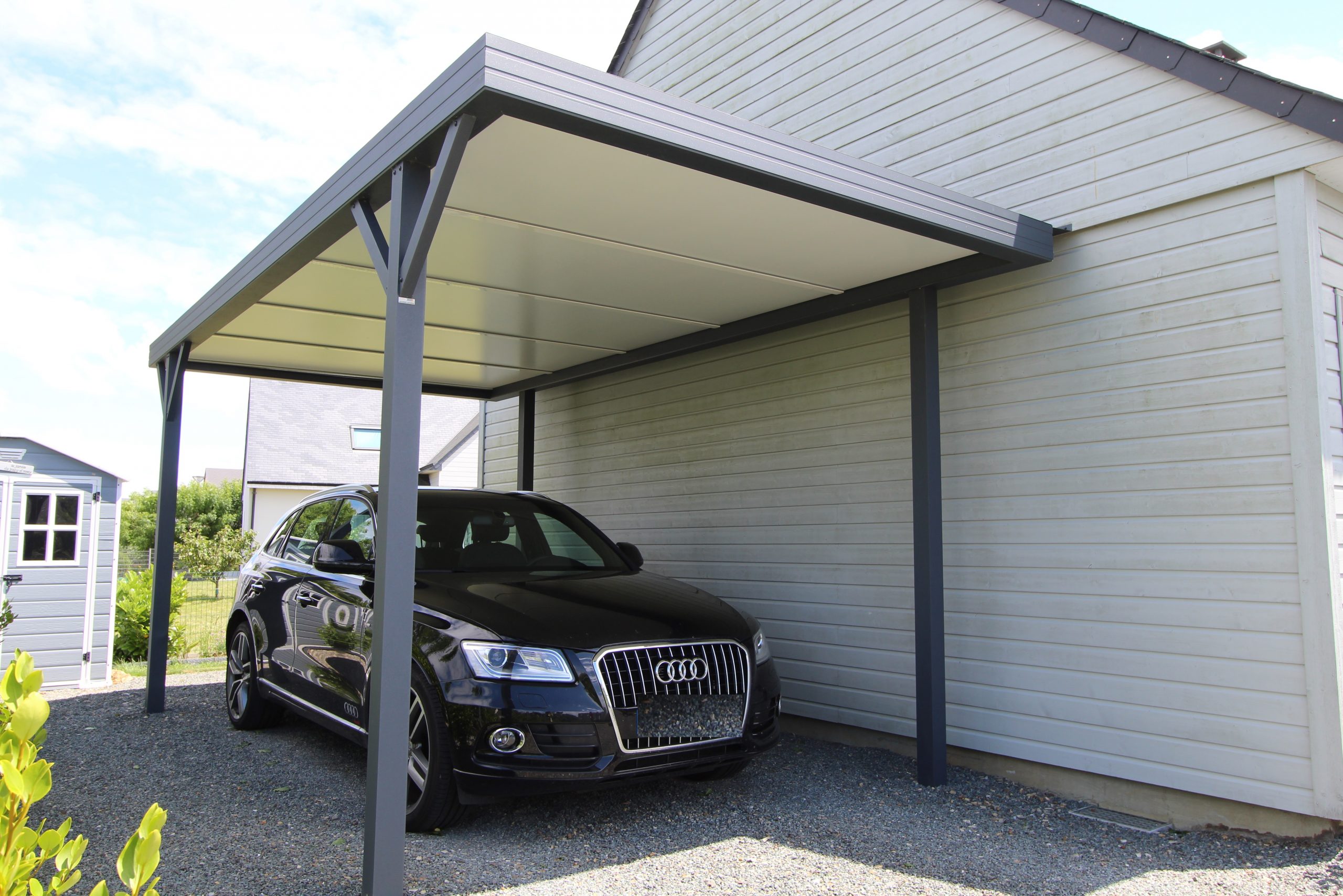 Carport aluminum : votre abri de voiture sur mesure - Photo Carport 4 ScaleD